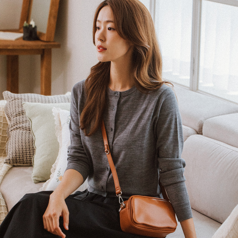 맘스버디 물티슈 미니백 비건레더 카멜 이미지 1